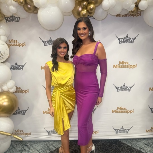 REVOLVE Runaway The Label Lamoura Dress Plum Size Small - Picture 14 of 17